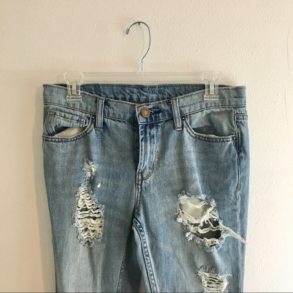 Urban Outfitters Ripped Boyfriend Jeans